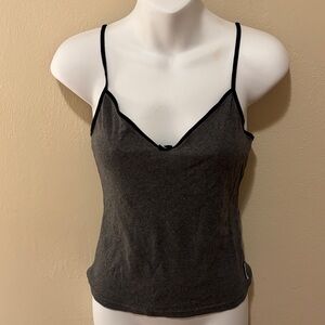 Joe Boxer Charcoal Camisole with Black Trim